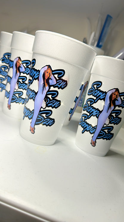 Custom 20oz Styrofoam Cups