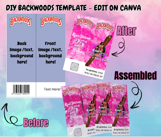 Canva Editable Backwoods DIY Template